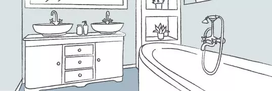 Moquette salle de bain