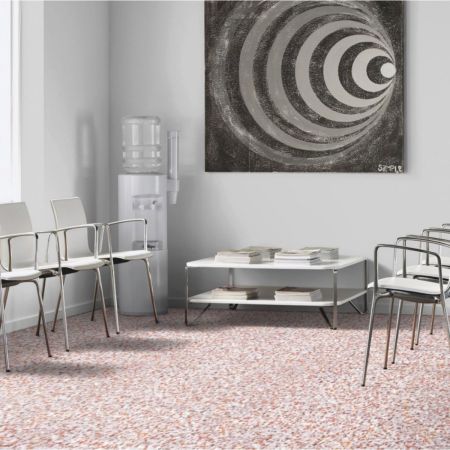 Forbo Modul'up Compact 33 9406UP33C Coral Terrazzo | Pose libre