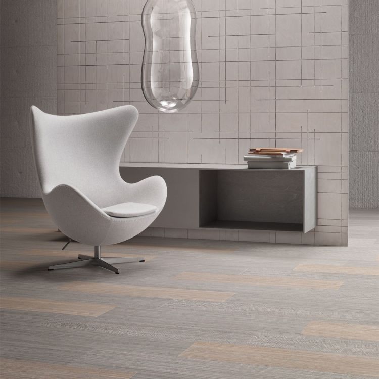 Forbo Marmoleum Modal Lines T5225 compressed time (100 x 25 cm)